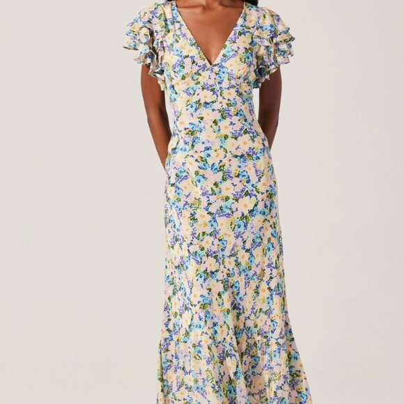 Floral Midi Dress - Picture 1 of 3